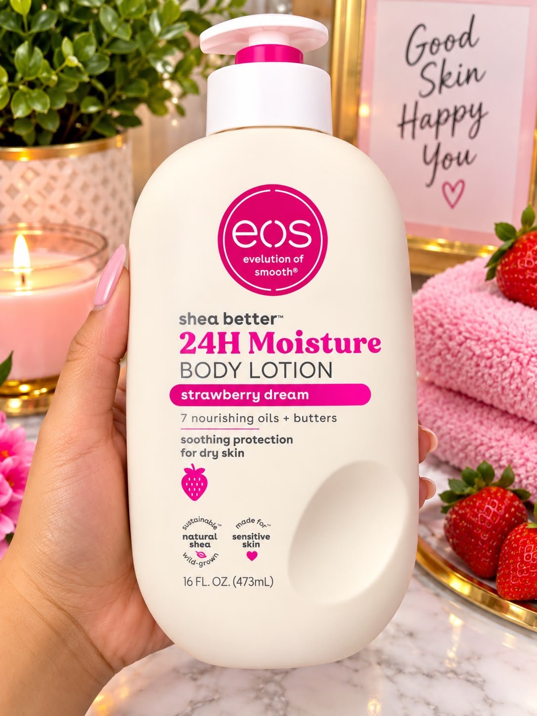 EOS STRAWBERRY DREAM BODY LOTION