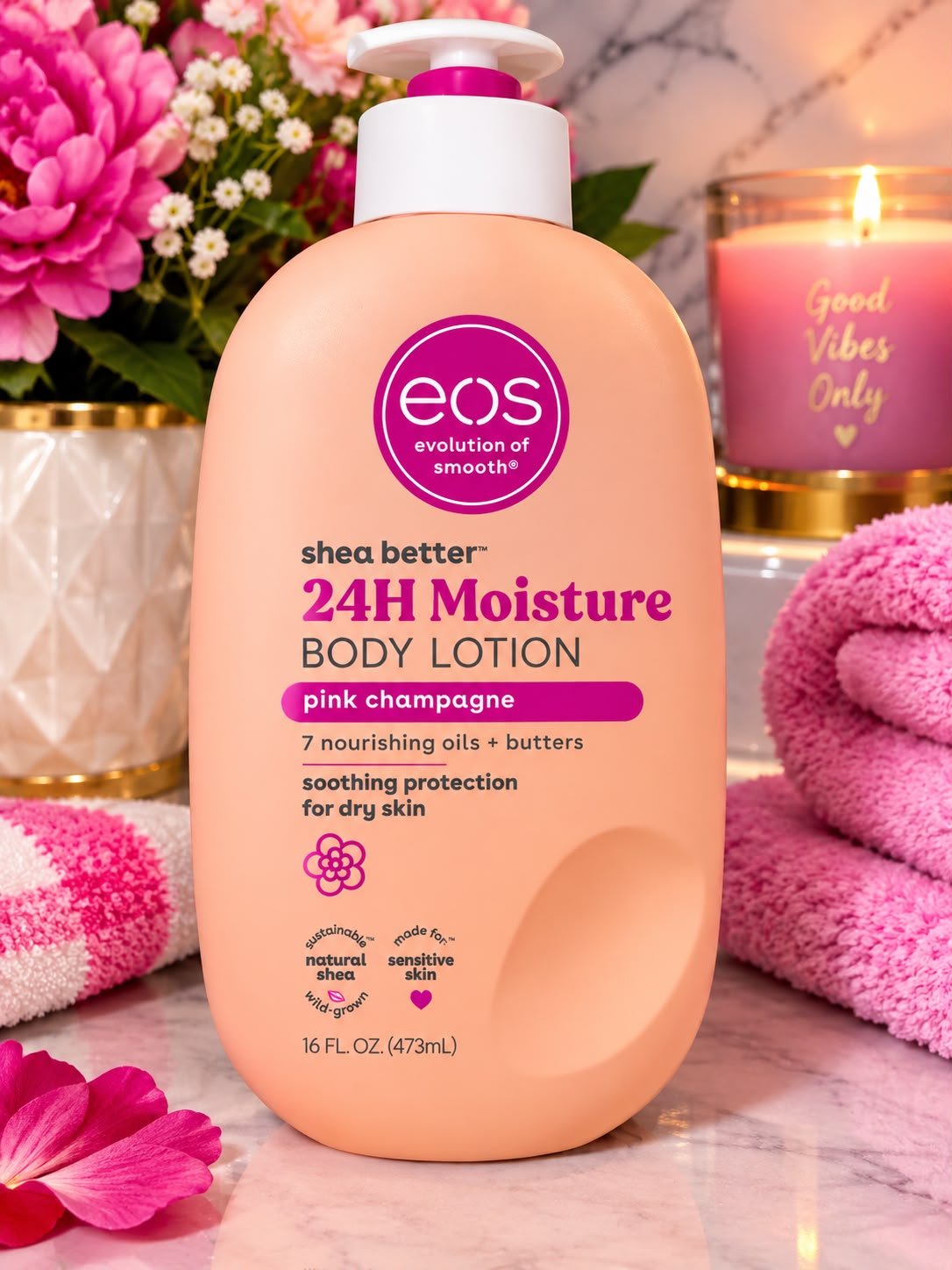 EOS PINK CHAMPAGNE BODY LOTION